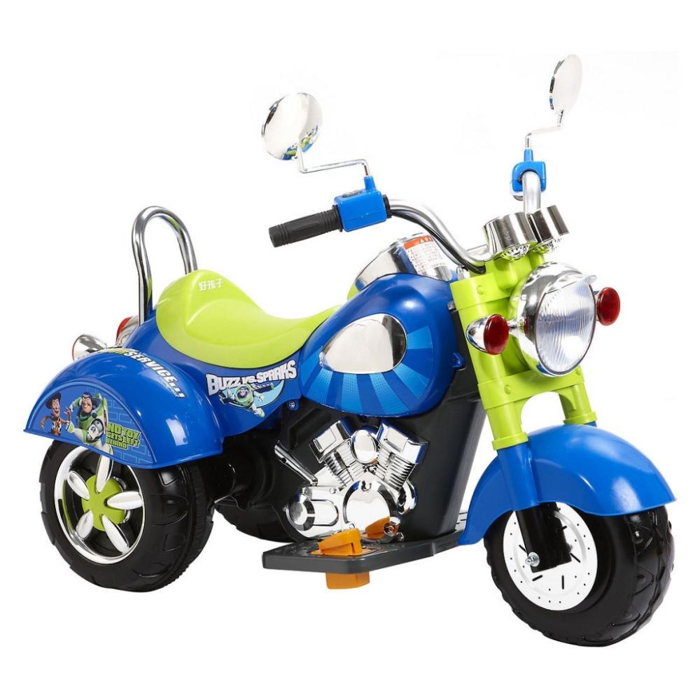 Fëmijët Tikes me motor biçikleta udhëtim